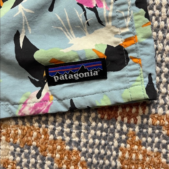 Patagonia Men’s Flamingo Blue Baggies Size L - Picture 2 of 8
